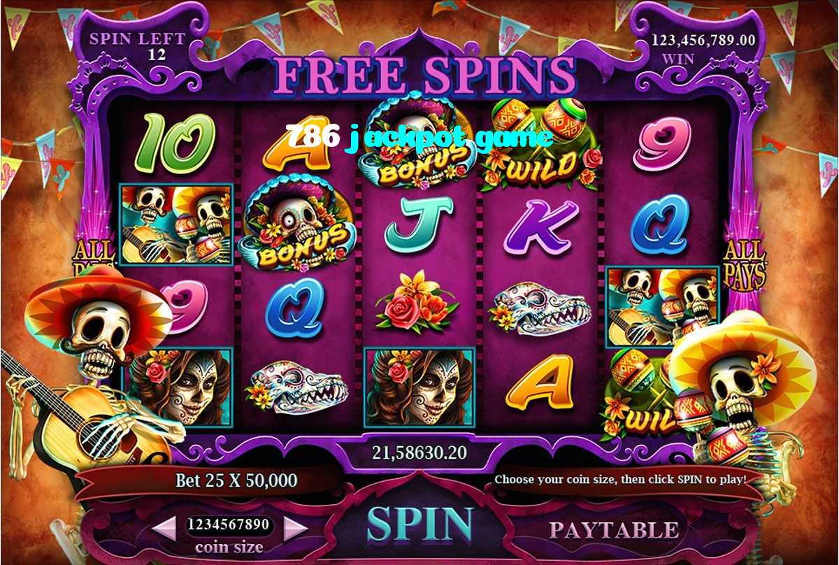 available types of 786 jackpot game bet including pre-match live express and system bets